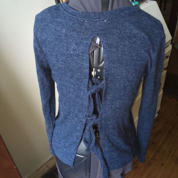 Anthro RD Style open back soft oversized top - Picture 2 of 3